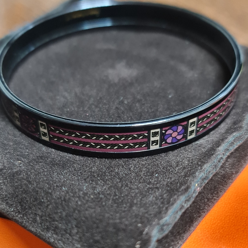 🚫Sold🚫🌺HERMES🌺 Burgundy LES RUBANS DU CHEVAL - Picture 14 of 16